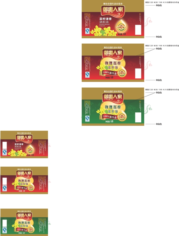 御惠人家非转基因菜籽油图片