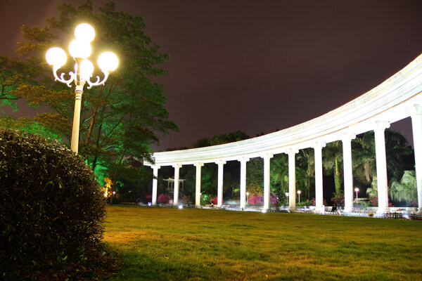 建筑夜景图片