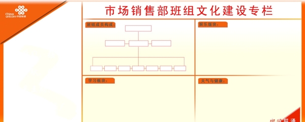 联通宣传栏图片