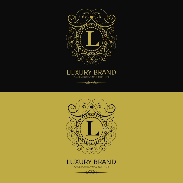 字母L豪华品牌标志