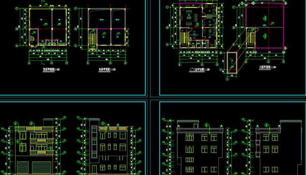 私人住宅建筑施工图