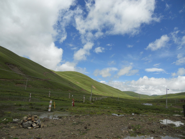 蓝天高山