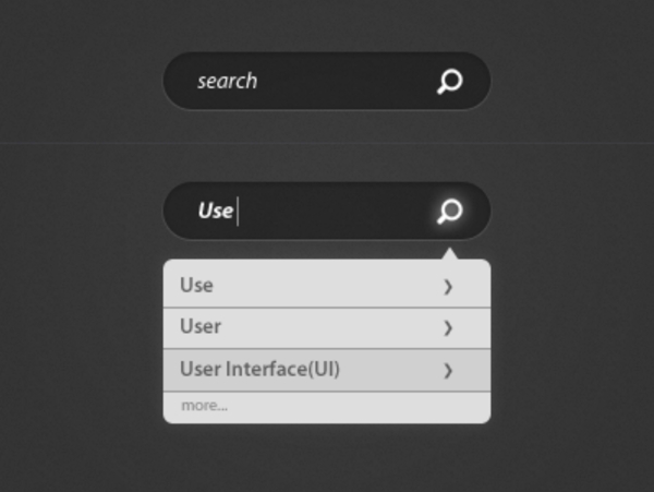 简单搜索菜单UI设计图标按钮素材下载