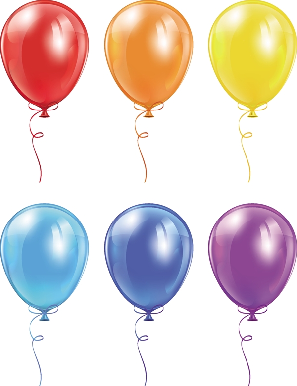 彩色气球素材