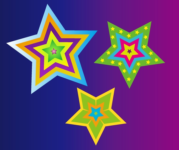 五角星设计星星LOGO素材卡通