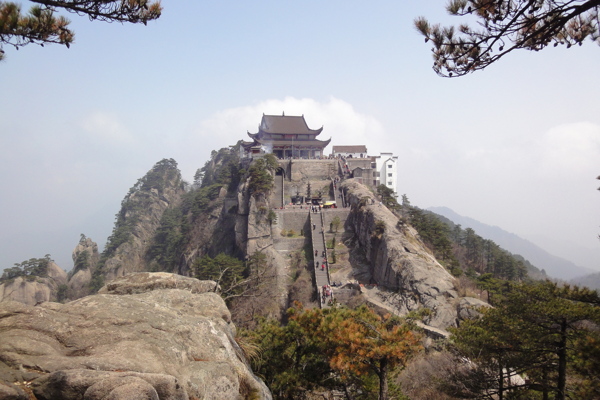 九华山天台寺图片