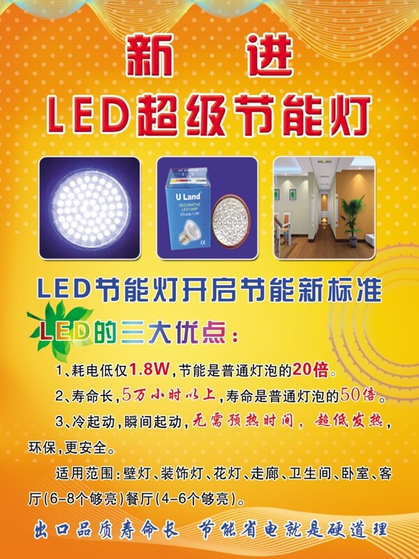 led节能灯宣传图片