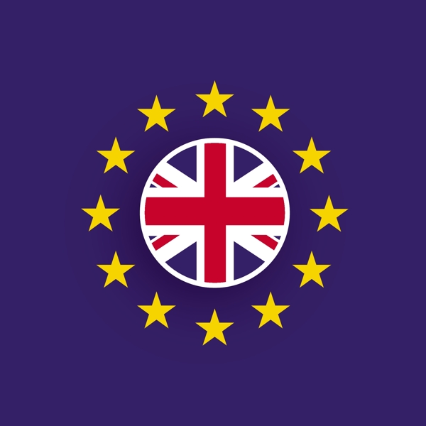 欧盟国旗内的英国国旗