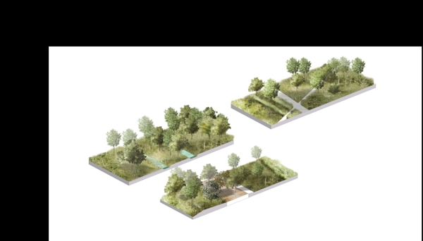 园林景观设计分析图PSD图片