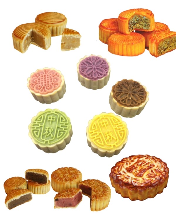 美味月饼PSD抠图设计模板