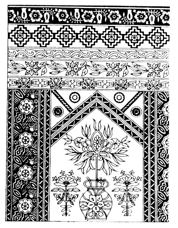 织物布料纹样传统图案0045