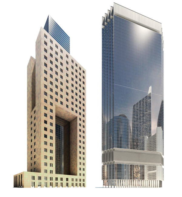 建筑设计城市高楼大厦模型