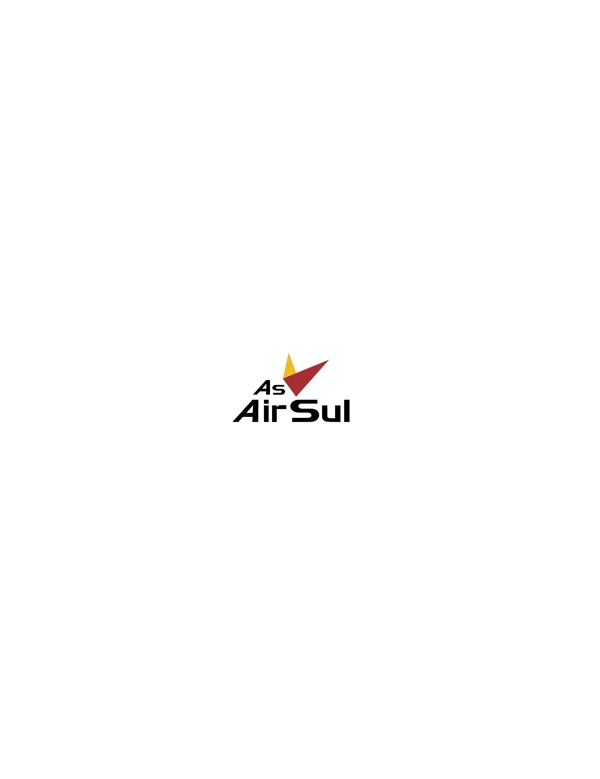 AirSullogo设计欣赏AirSul航空公司LOGO下载标志设计欣赏