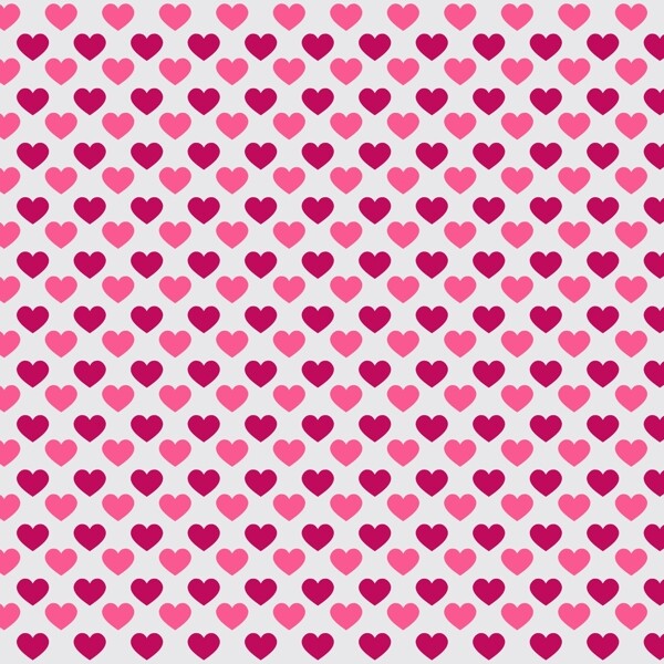 情人节图案的粉红色的心