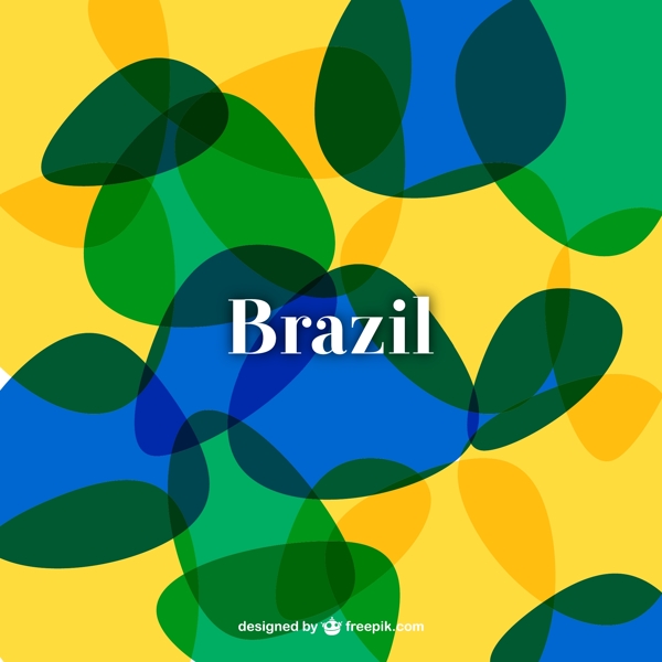巴西圆形背景素材