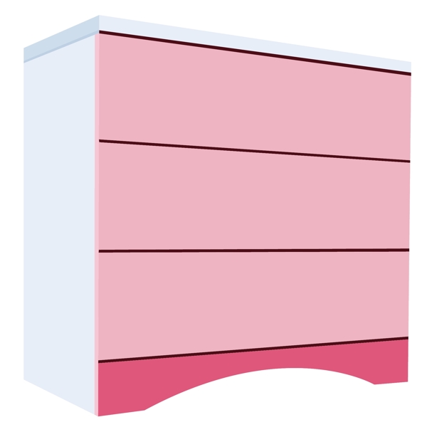 粉色家具柜子