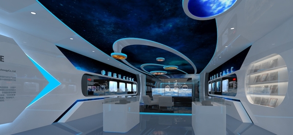 中国航天展厅设计效果图图片