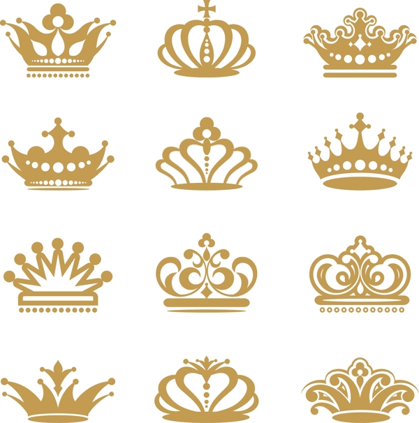 皇冠矢量素材图片