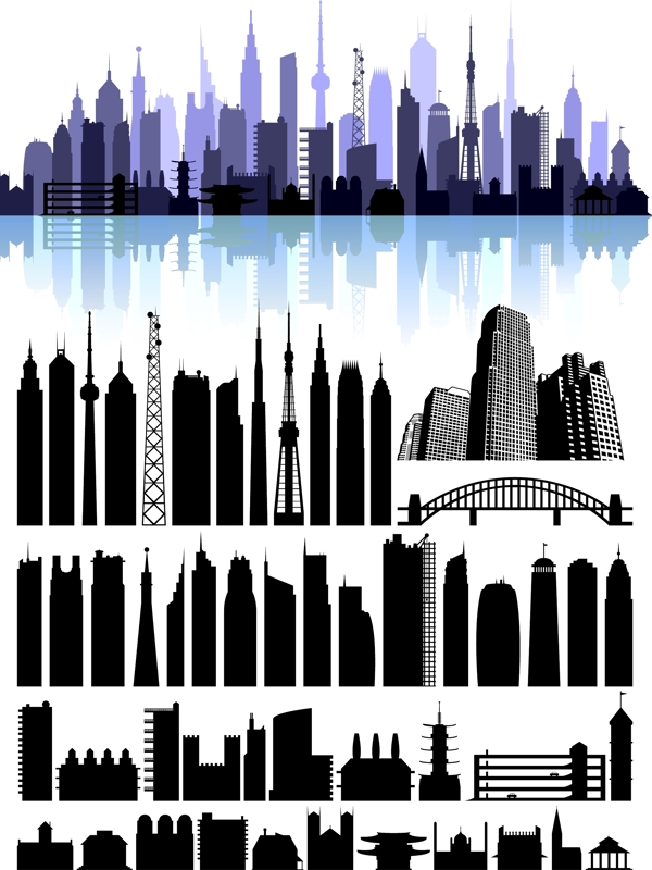 城市建筑之形态各异图片