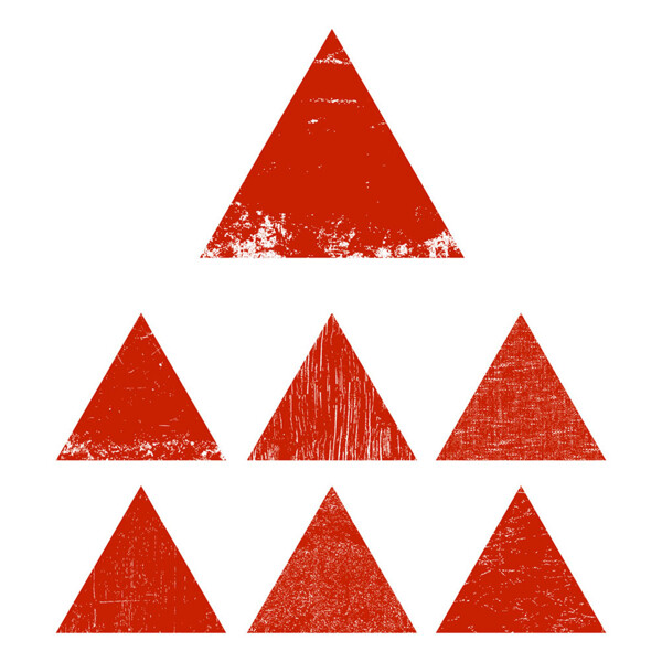 难看的红色三角形符号图片