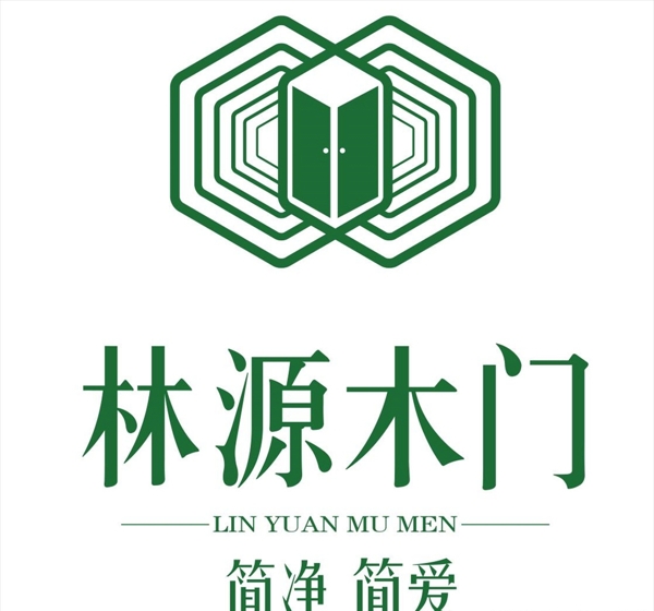 林源木门logo
