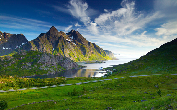 壮丽的山川河流图片