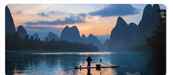 桂林高清山水画图片