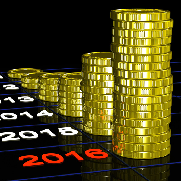 2016财务预测显示硬币