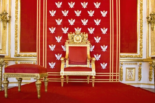 欧式大气的红色椅子图片