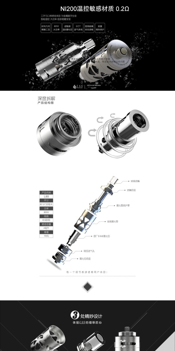 电子烟淘宝详情页模板