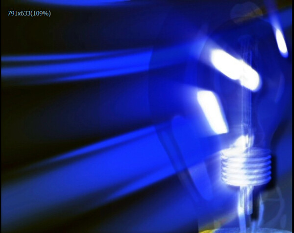 蓝色电灯泡动态视频素材