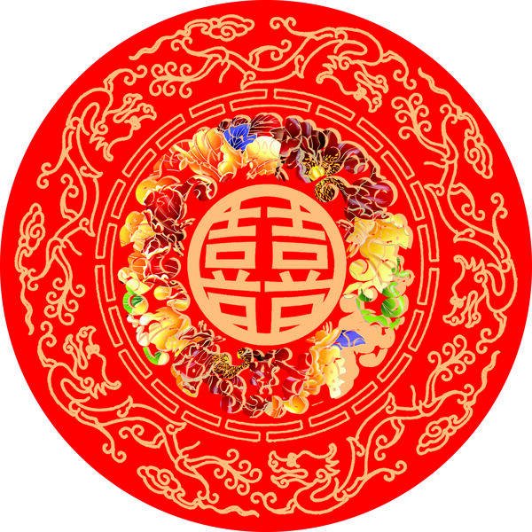 中式婚礼LOGO