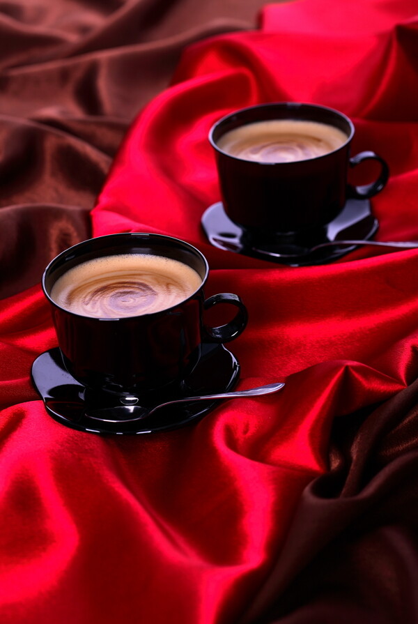 丝绸咖啡图片