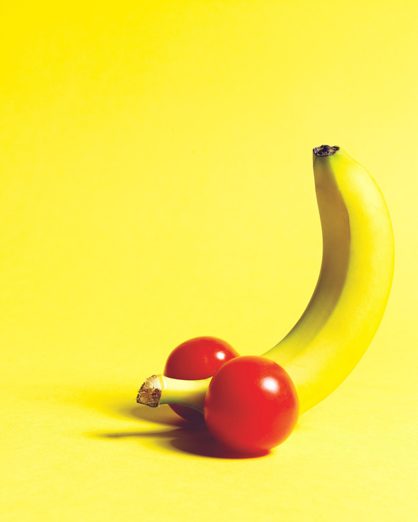 香蕉西红柿水果图片