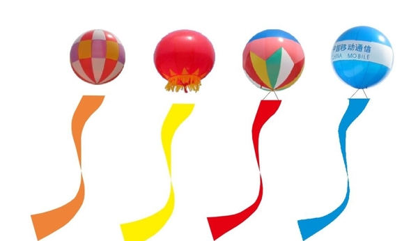 氦气球空飘