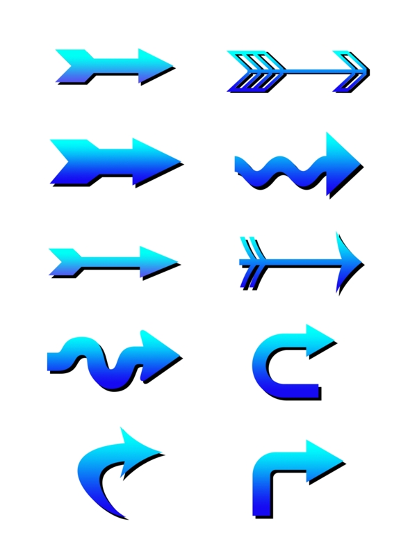 科技感箭头风格素材可商用