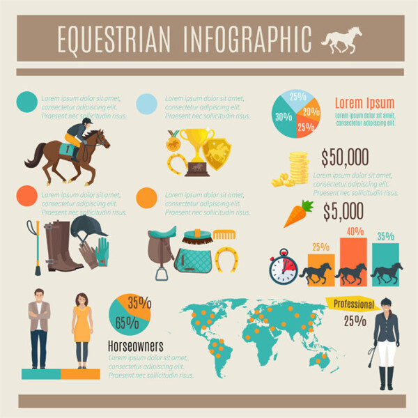 全球骑马人物图片