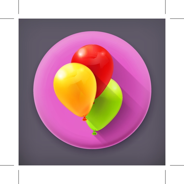 气球ICON图标标志图片