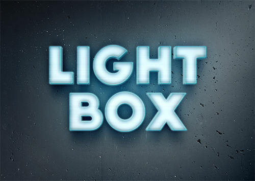 Lightbox字体模版