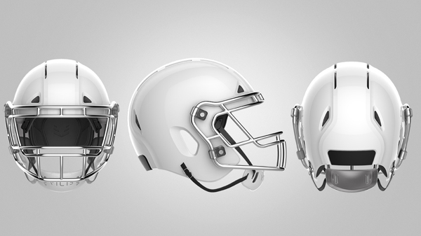3d概念模型的橄榄球头盔jpg素材