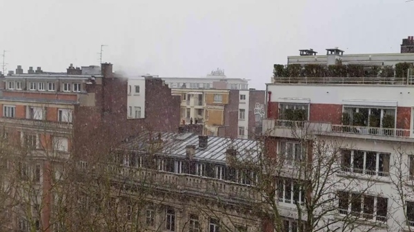 城市雪景视频素材