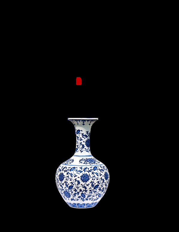 东方神韵青花瓷中国风艺术字设计