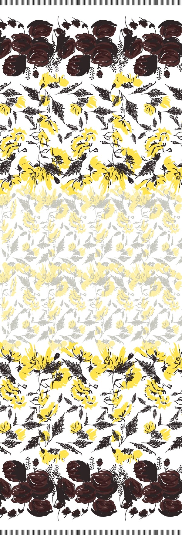 黄色小花围巾图片