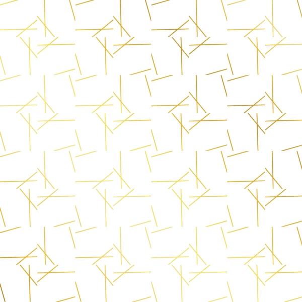 线条与正方形的金色图案