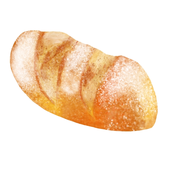 手绘写实食物之各种美味面包免费下载