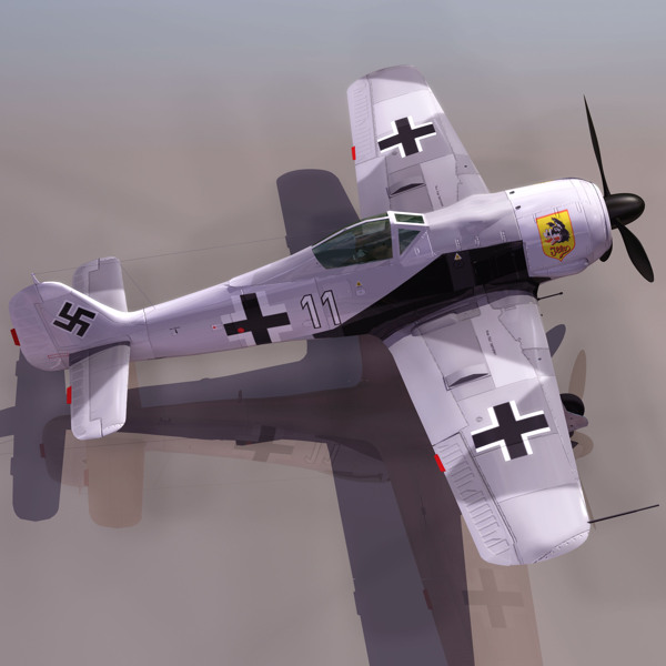 FW190F8飞机模型031