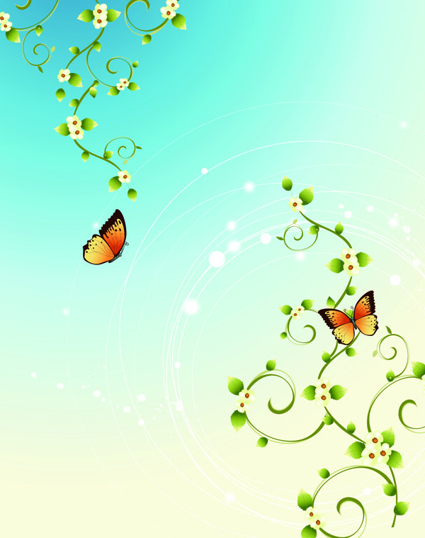 花纹图案蝴蝶