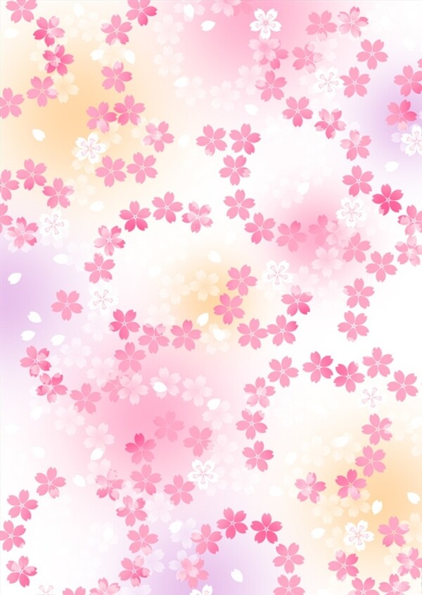 粉色碎花