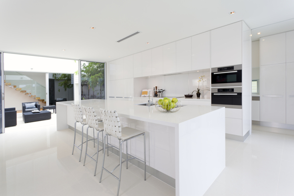 白色系列整体厨房设计图片