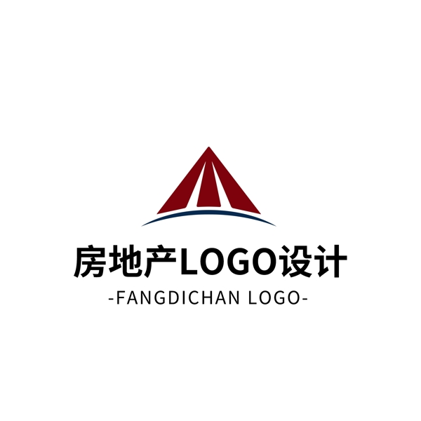 简约大气创意房地产logo标志设计